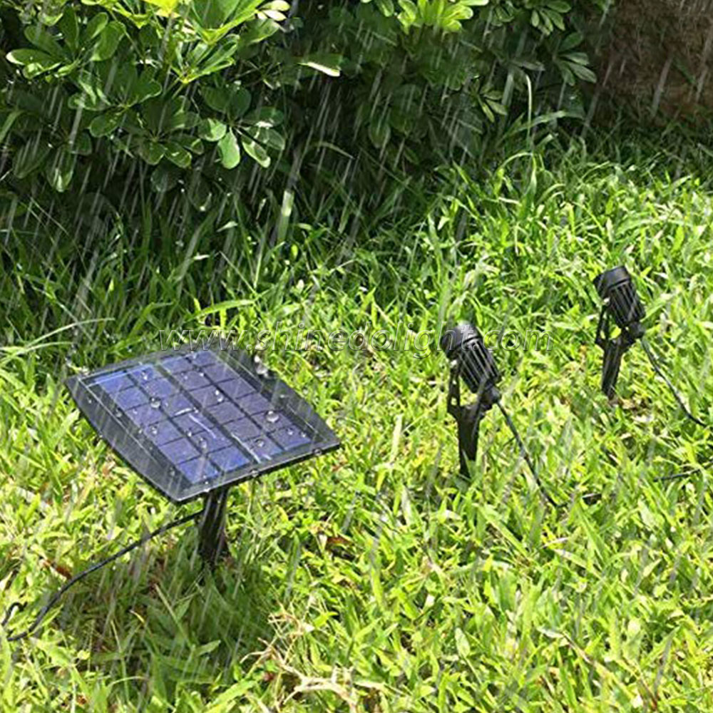 Upgraded LED Solar Powered Spotlight For Garden