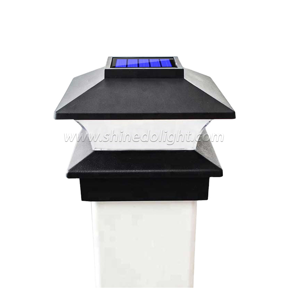 Bright 4x4inch Solar LED Post Deck Fence Pillar Outdoor Lighting