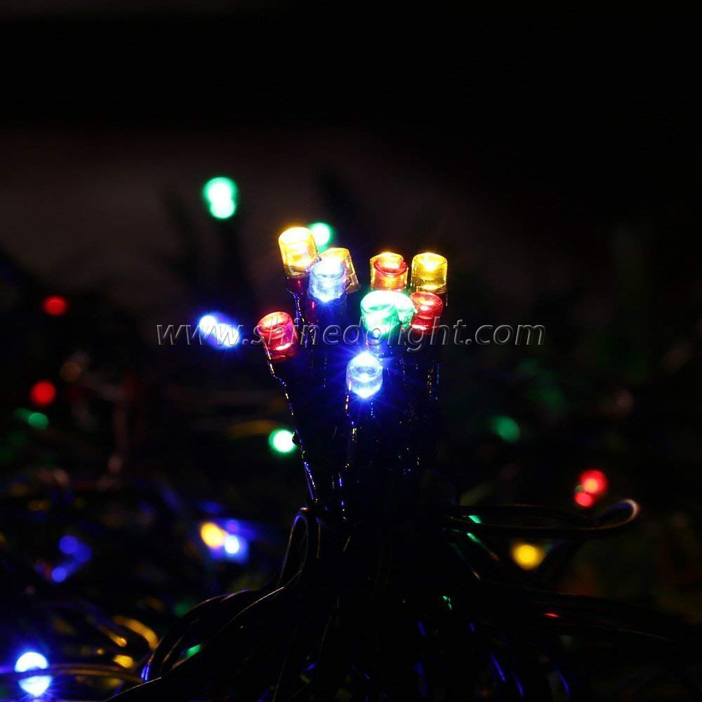 Solar Powered String Fairy Christmas Lights For Garden Holiday Decoration