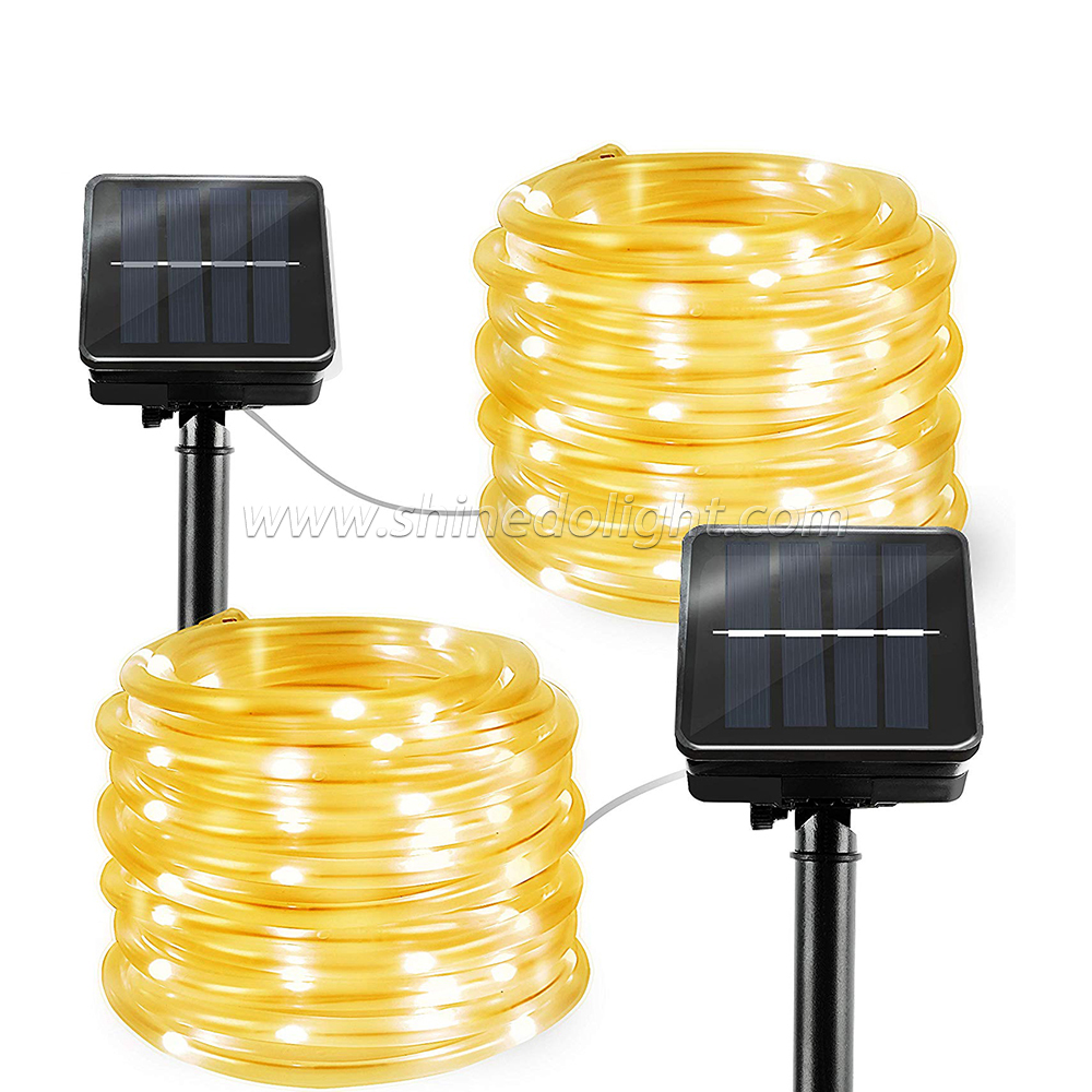 Led Solar Christmas Decoration Rope Light Solar String Light