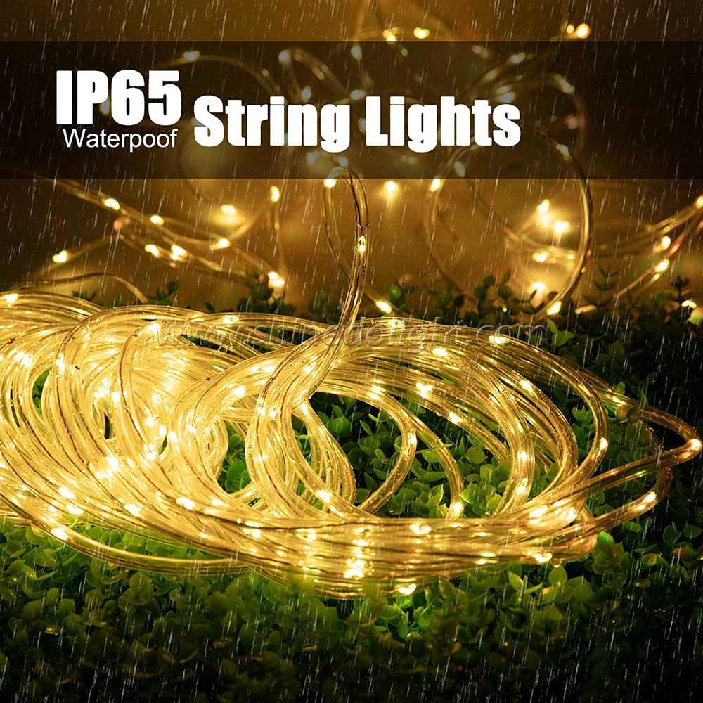 Led Solar Christmas Decoration Rope Light Solar String Light