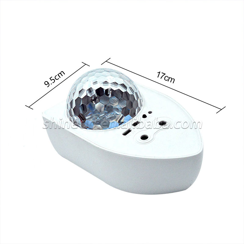 Colorful Starry Sky Projection Lamp LED Laser Decoration Boat Star Projector with Remote Control 
