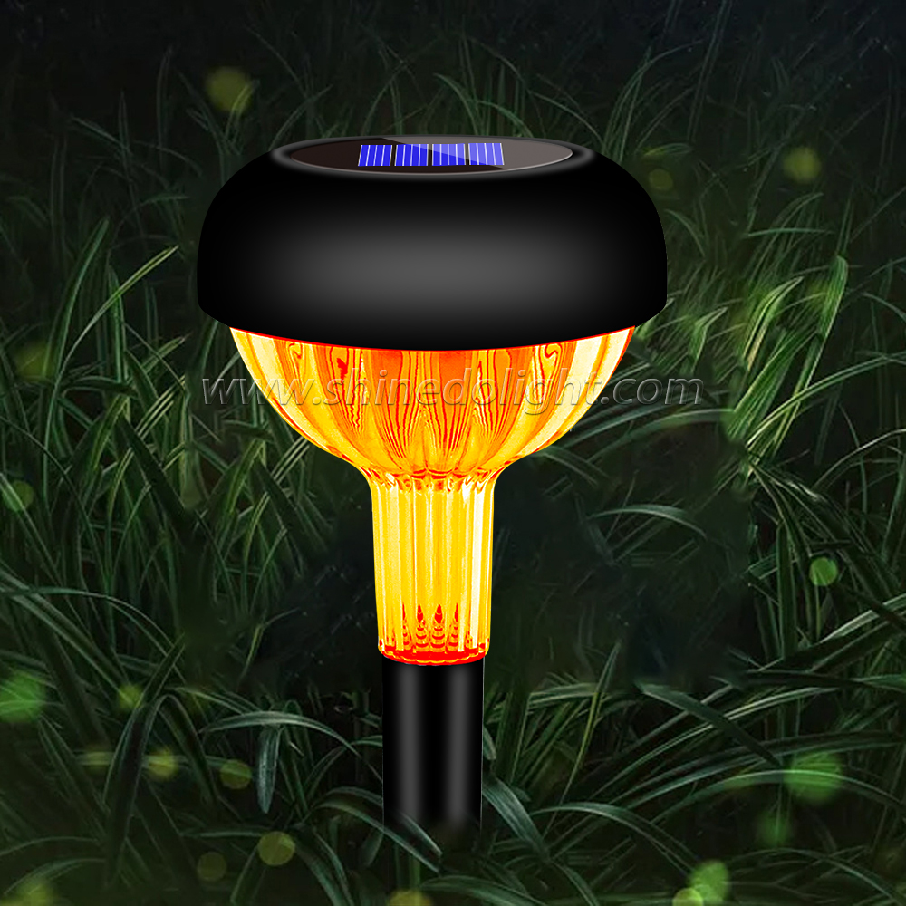 Modern Lawn Courtyard Waterproof Ground Solar Pathway Light, Outdoor Led Solar Powered Garden Lights