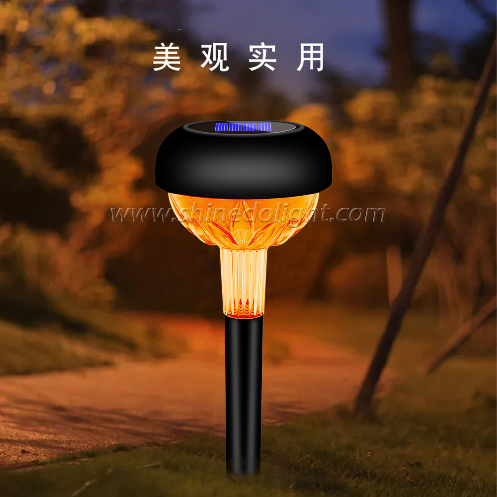 Modern Lawn Courtyard Waterproof Ground Solar Pathway Light, Outdoor Led Solar Powered Garden Lights