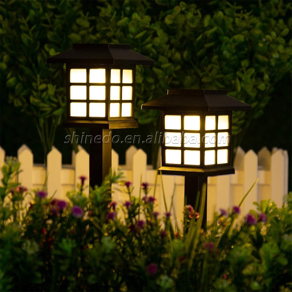 Solar Outdoor Pathway Garden Landscape Stake Lights Waterproof Solar Walkway Lights