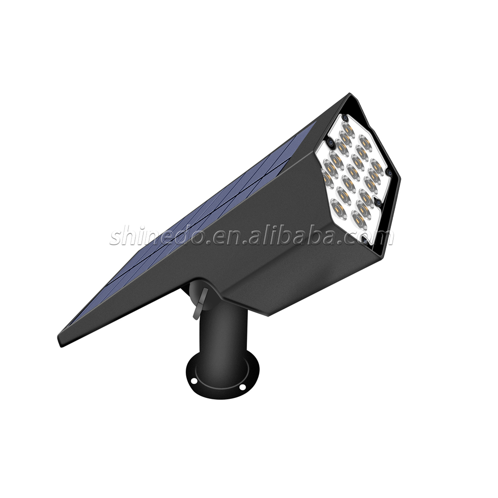 LED Outdoor Solar Powered Stake Wall Lamp IP65 Waterproof Landscape Solar Garden Light