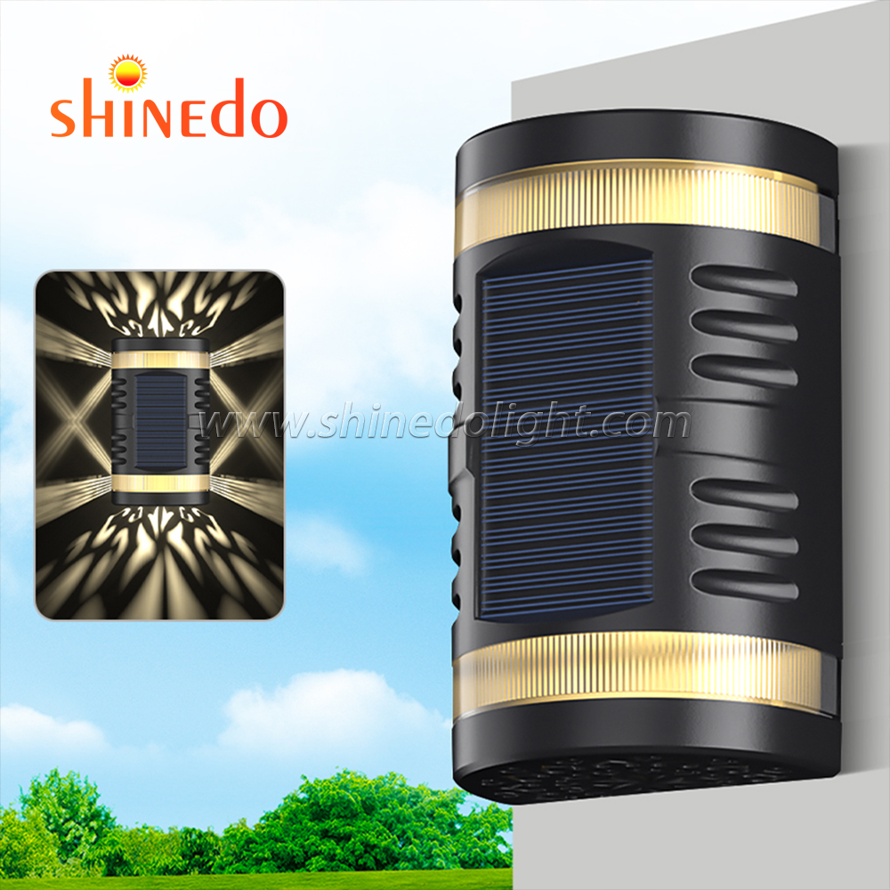 Solar Ground Lamp LED Outdoor Waterproof Solar Garden Hanging Wall Light