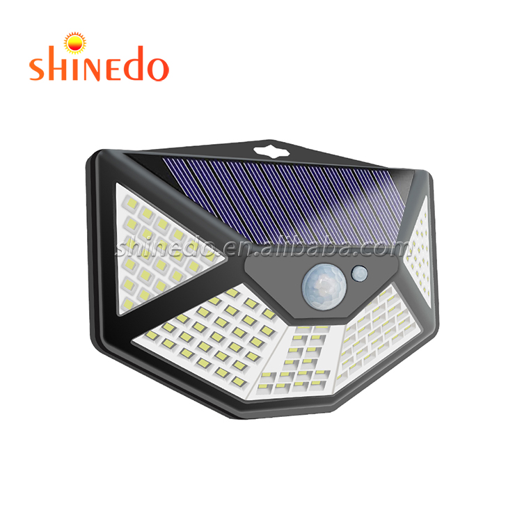 Outdoor Solar Light 100 and 112 LED Waterproof Motion Sensor Super Bright Solar Wall Garden Lights