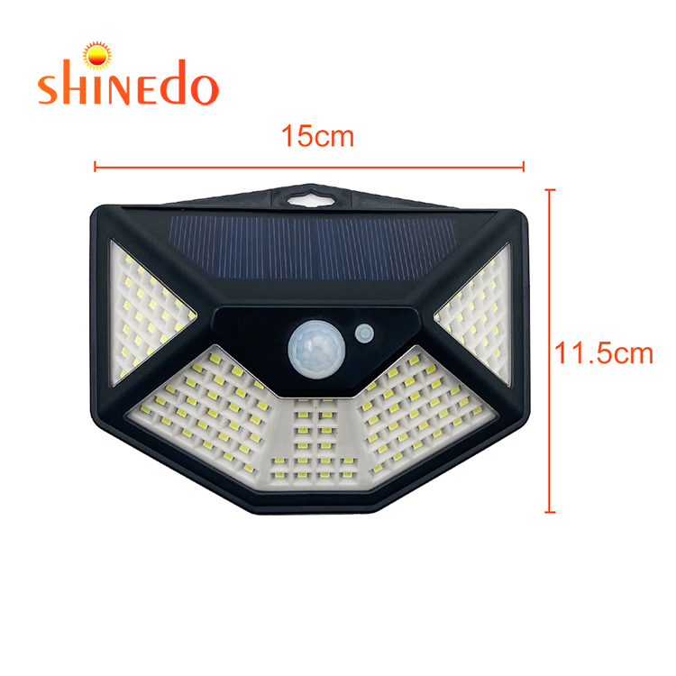 Outdoor Solar Light 100 and 112 LED Waterproof Motion Sensor Super Bright Solar Wall Garden Lights