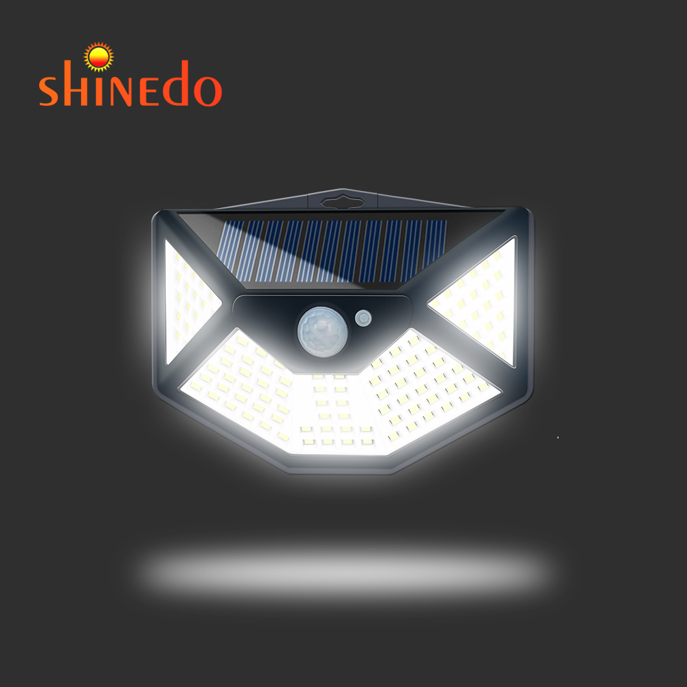 Outdoor Solar Light 100 and 112 LED Waterproof Motion Sensor Super Bright Solar Wall Garden Lights