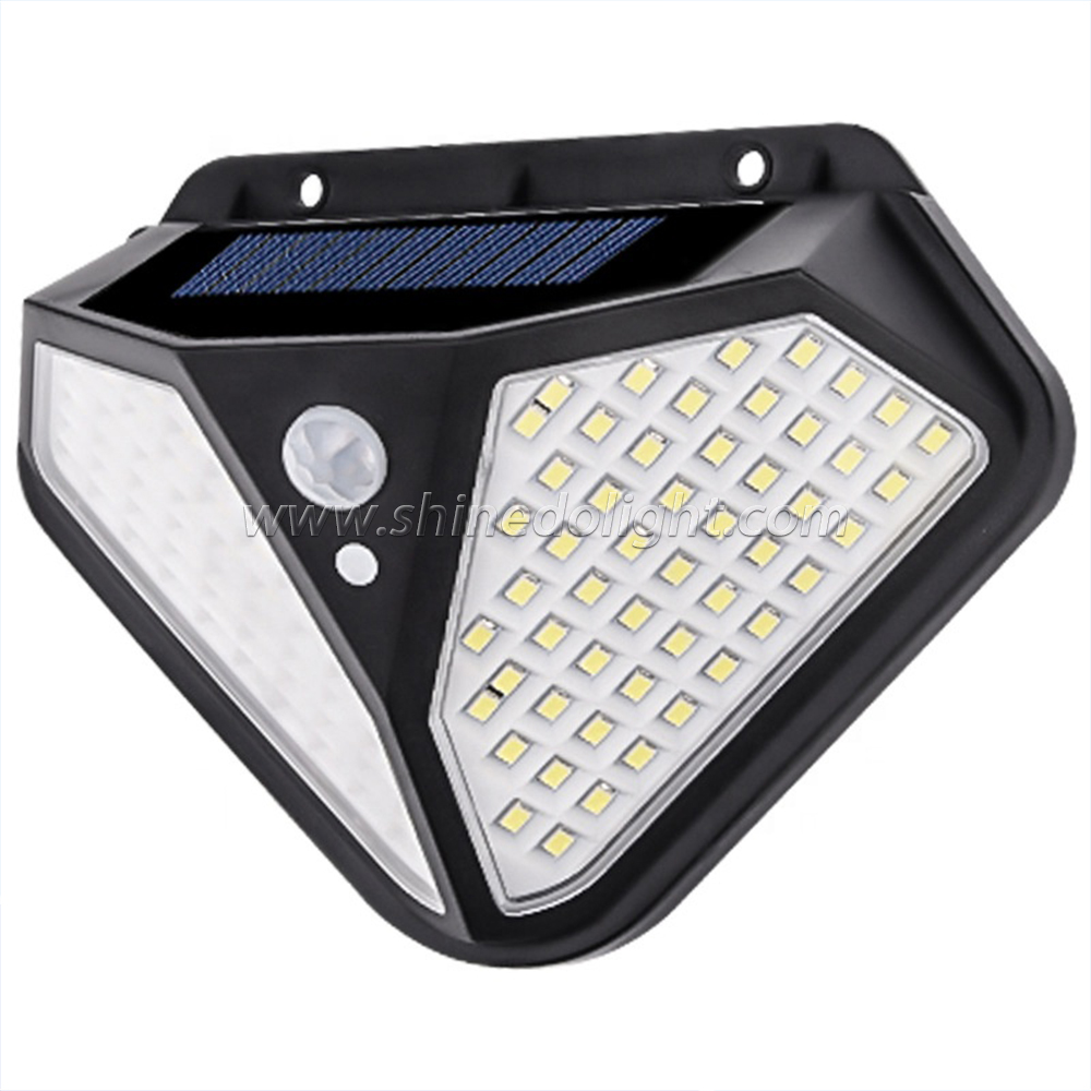 Hot Selling Outdoor Adjustable Morden Led Multifunctional Motion Sensor Solar Wall Lamp