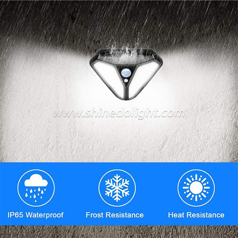 Hot Selling Outdoor Adjustable Morden Led Multifunctional Motion Sensor Solar Wall Lamp