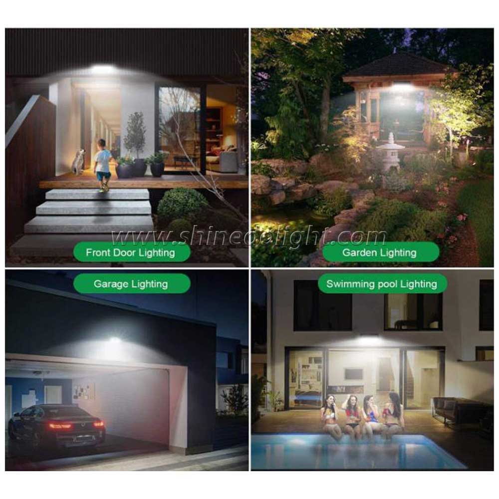 Newest Design 96pcs LED Wireless Waterproof Solar Motion Sensor Lights for Garden Wall