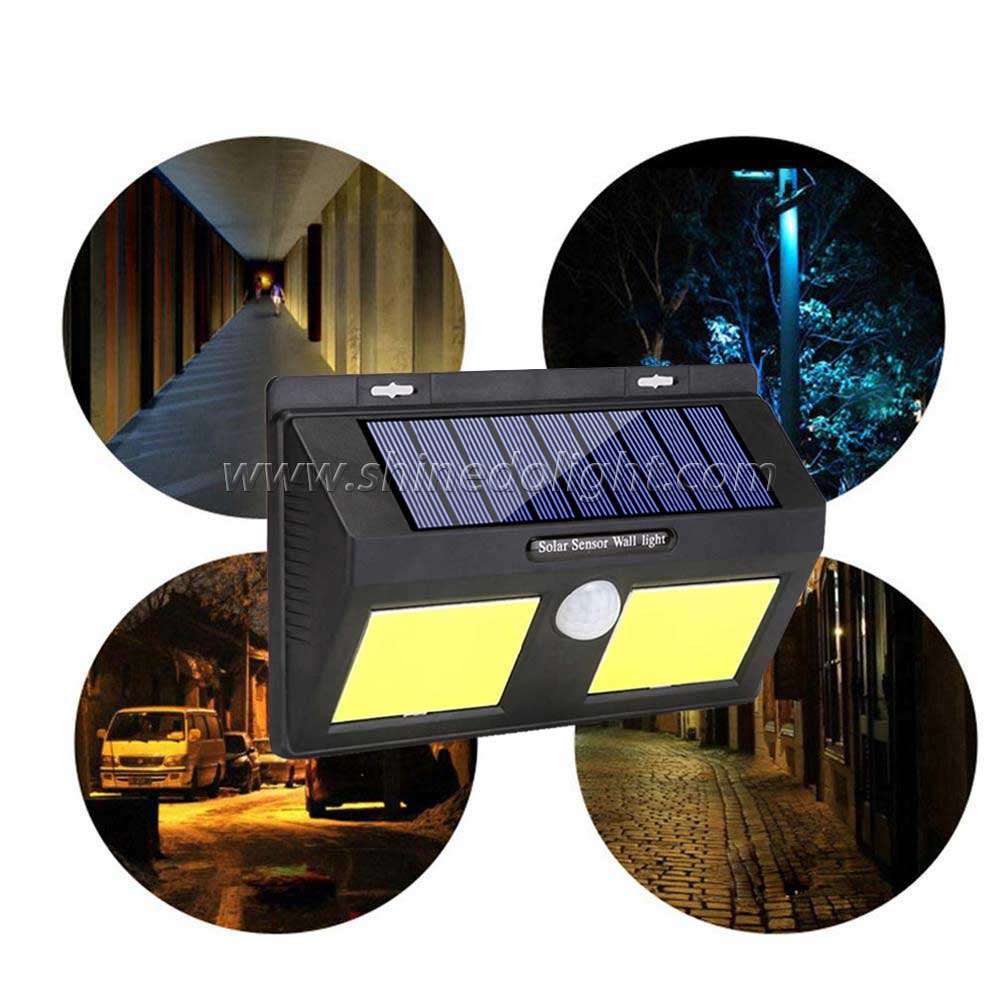 Newest Design 96pcs LED Wireless Waterproof Solar Motion Sensor Lights for Garden Wall