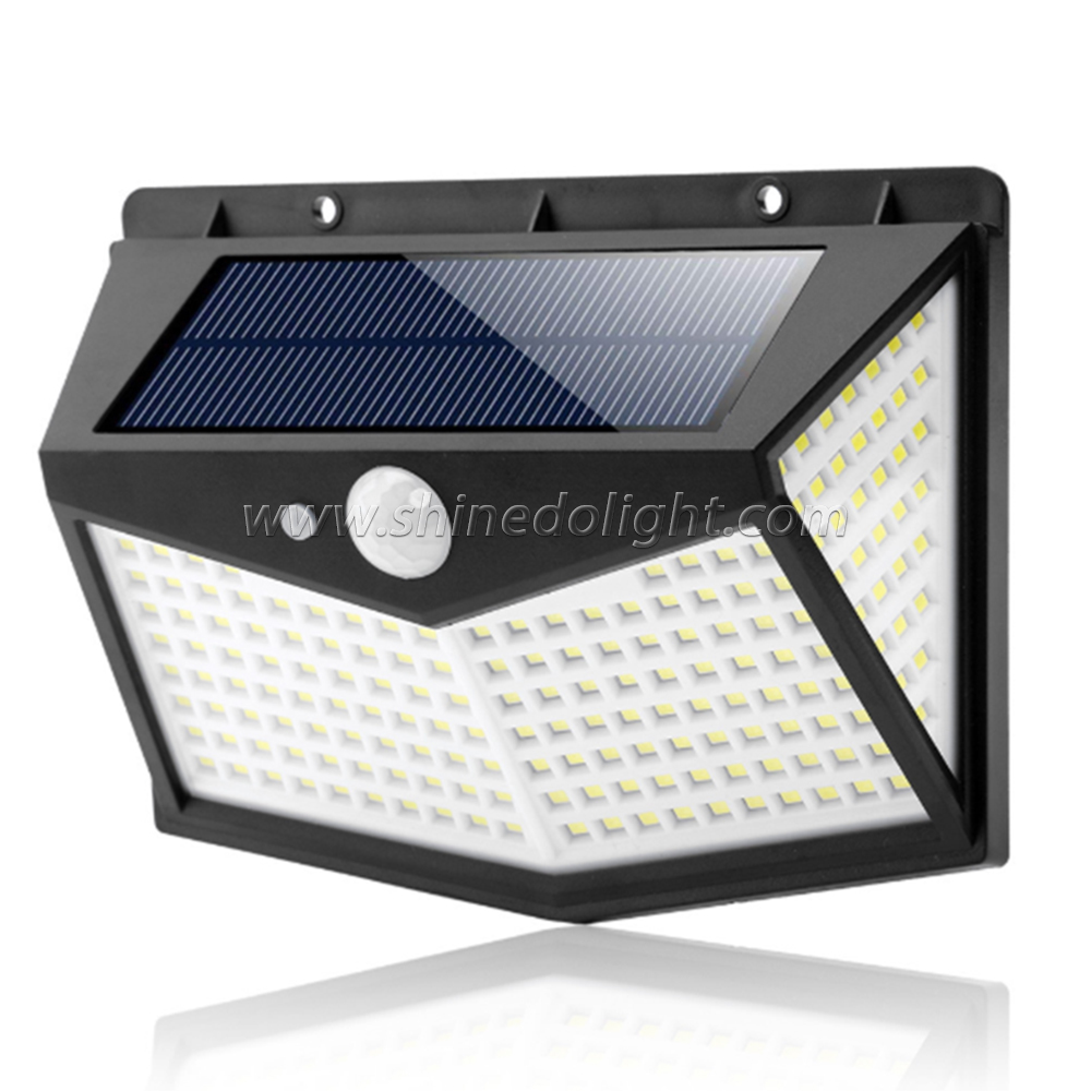 Super Bright 212 LED Motion Sensor Wall Lamp Outdoor Waterproof Solar StreetLight