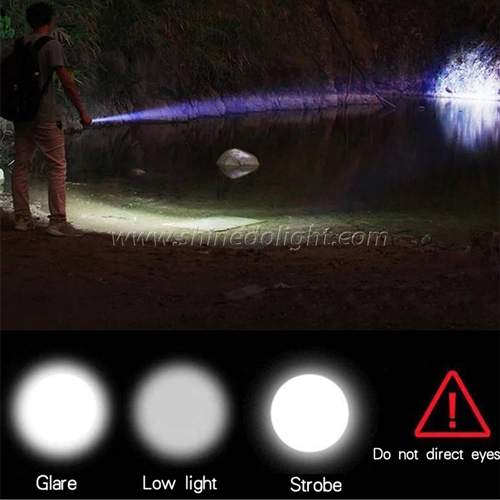 Super Bright Waterproof USB Rechargable Torch Light Camping Mini LED Flashlight