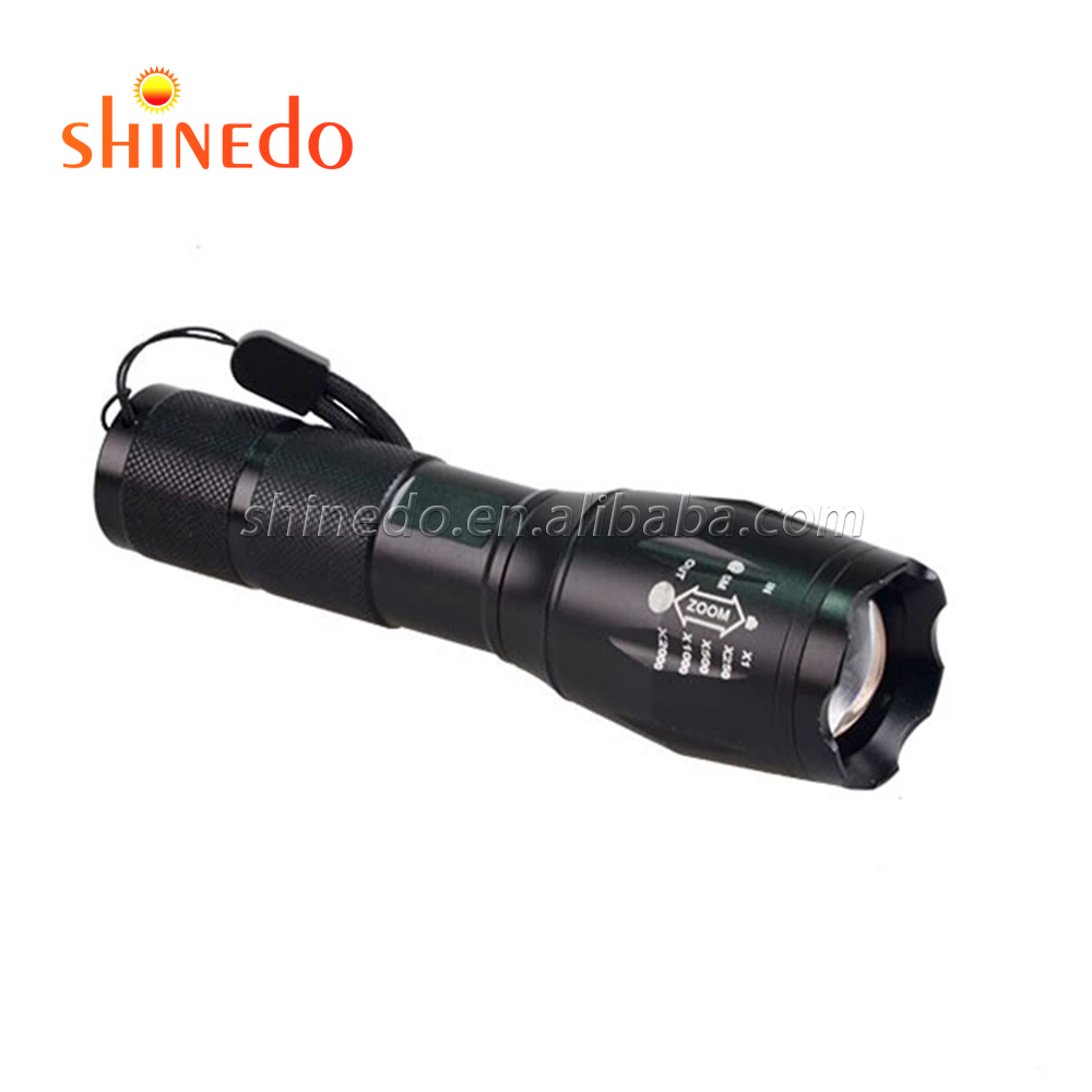 Hand LED Torch Light, Outdoor 1200 Lumen XML T6 Waterproof LED Zoomable Military Tactical Self Defensive Camping Flashlight