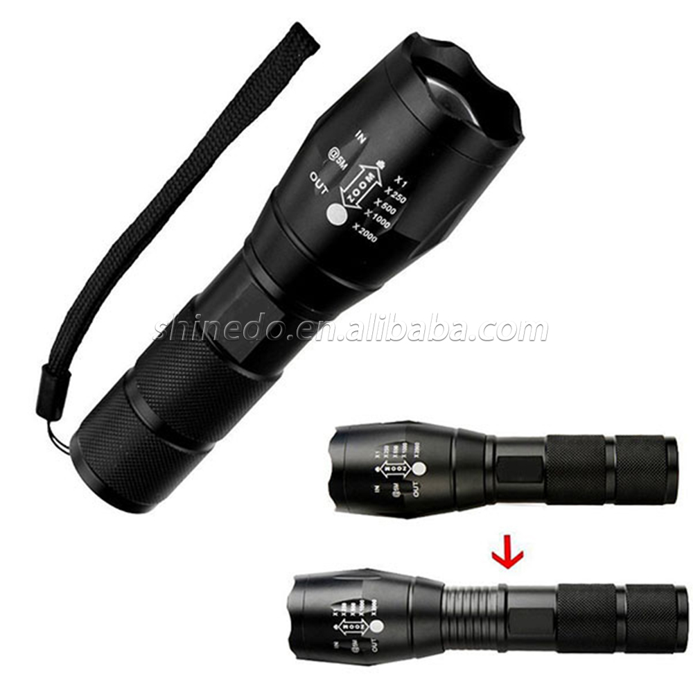 18650 Rechargeable Waterproof Led Super bright Emergency USB Tactical Flashlight