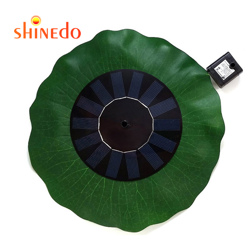 1.2W Solar Powered Upgraded Lotus Leaf Fountain Pump