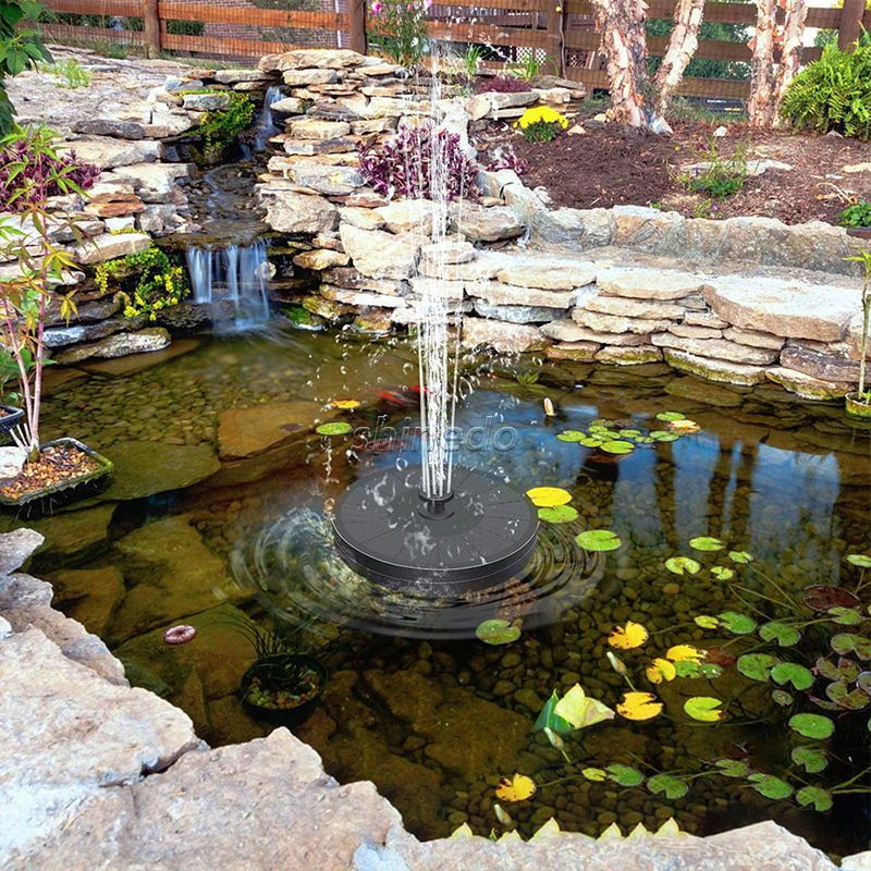Solar Waterproof Decorative Outdoor Fountain Pump 