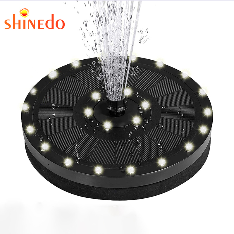 3.5W Solar Garden Fountains with 24 super bright white color