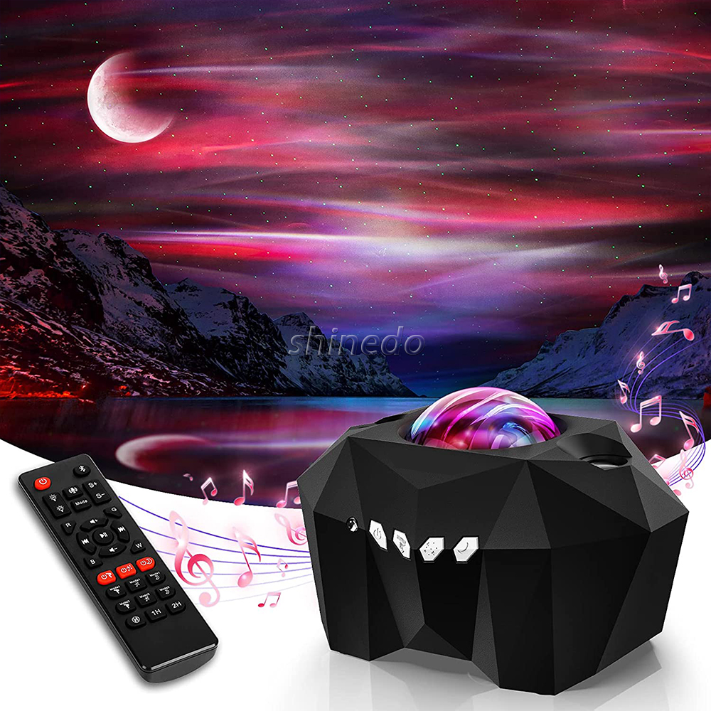 Shinedo Aurora Projector Baby Star Night Light Laser Starry Star Galaxy Projector 