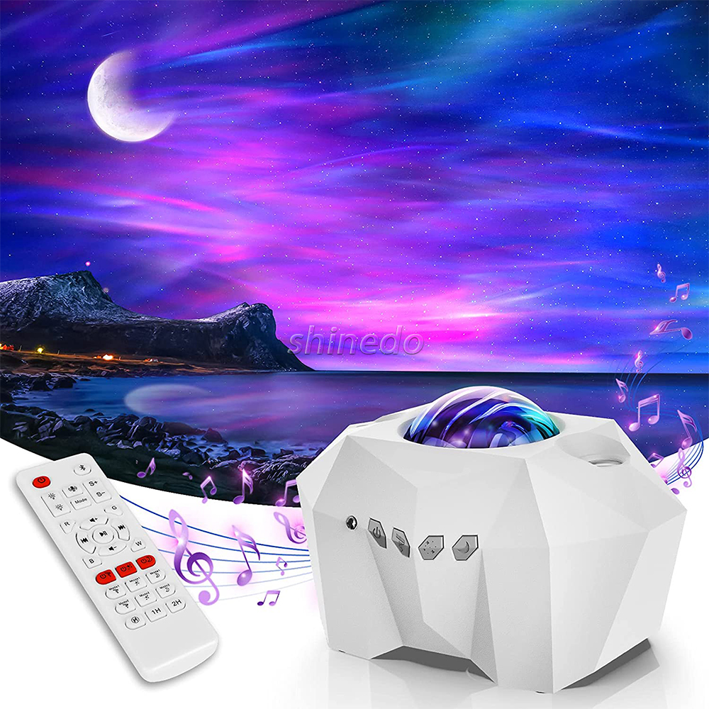 Shinedo Aurora Projector Baby Star Night Light Laser Starry Star Galaxy Projector 