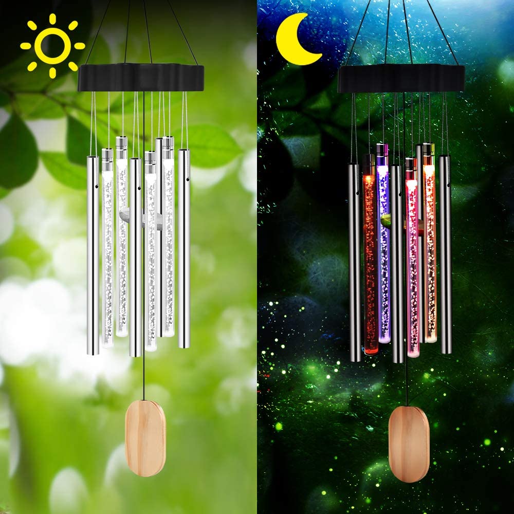 Campanula Hanging Bells Decorative solar wind chimes