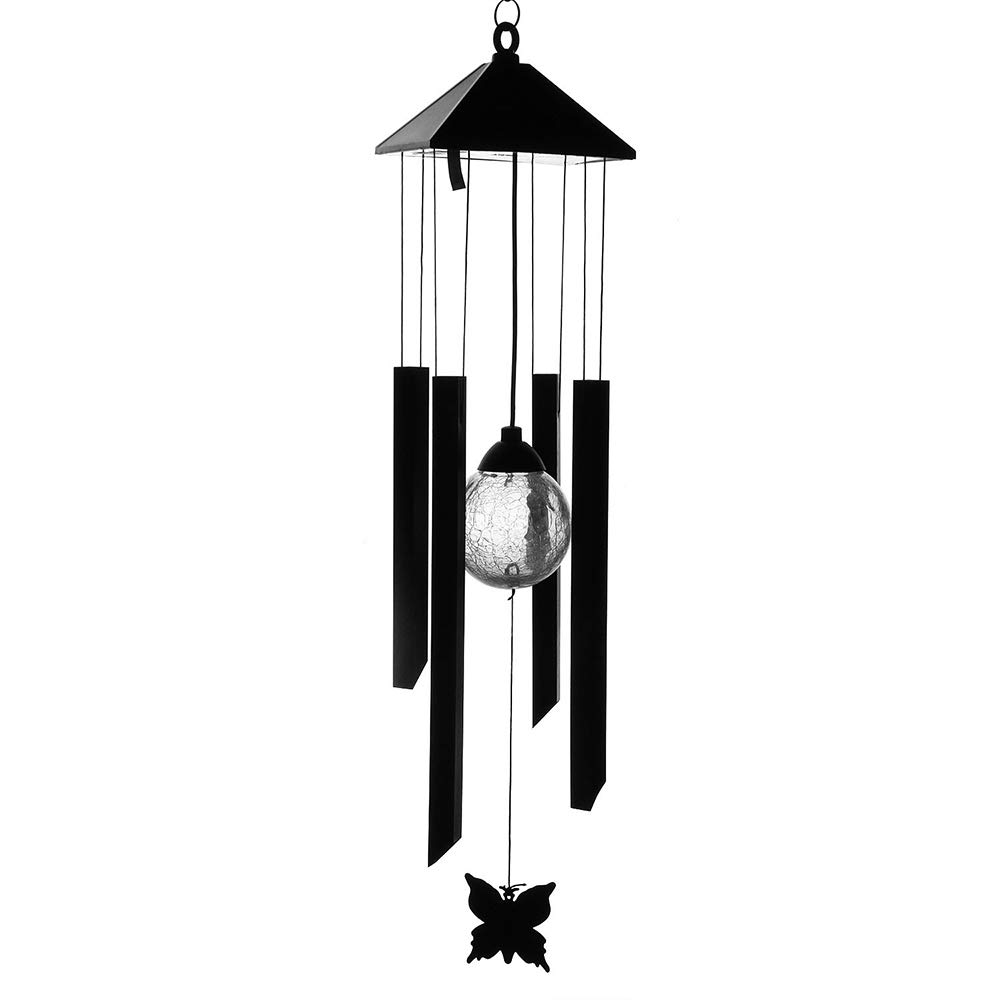 Solar LED Wind Chime Outdoor Garden Metal Wind Chime