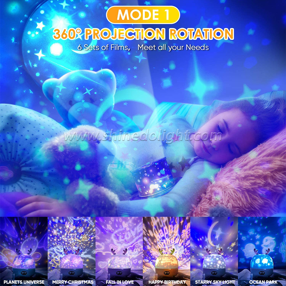 Universe And Star Night Light for Kids Music Night Light