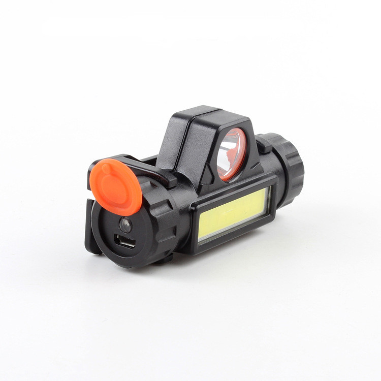 Portable USB Mining LED Headlamp Waterproof COB Head Lamp