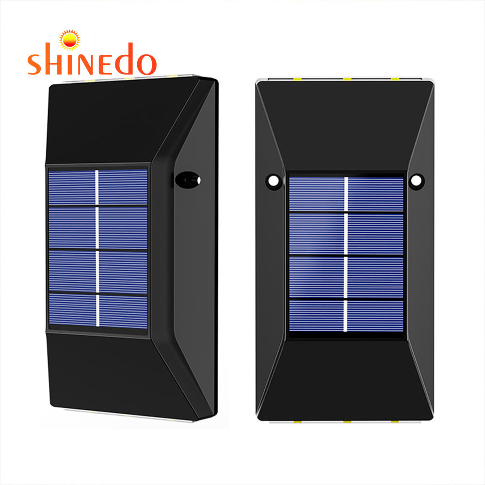 New Design Two Sides IP65 Outdoor Solar Wall Light