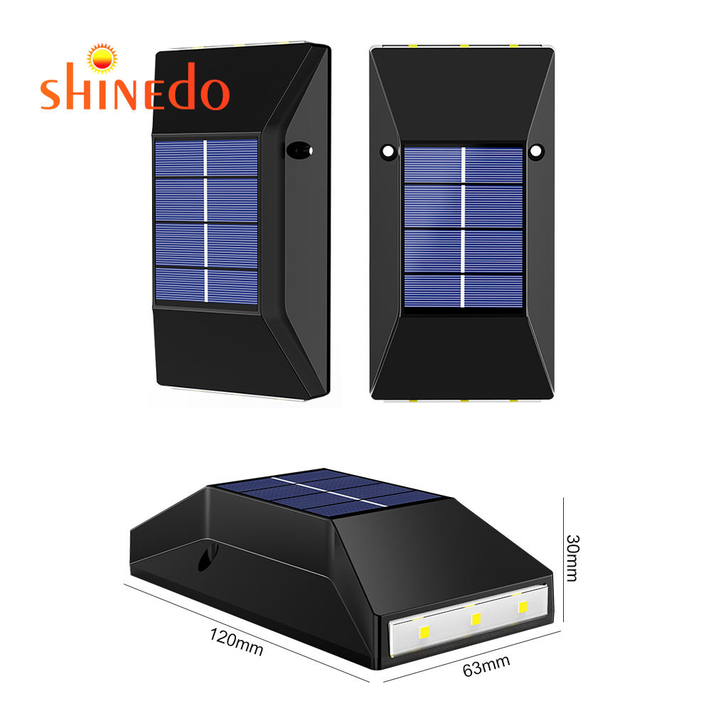 New Design Two Sides IP65 Outdoor Solar Wall Light