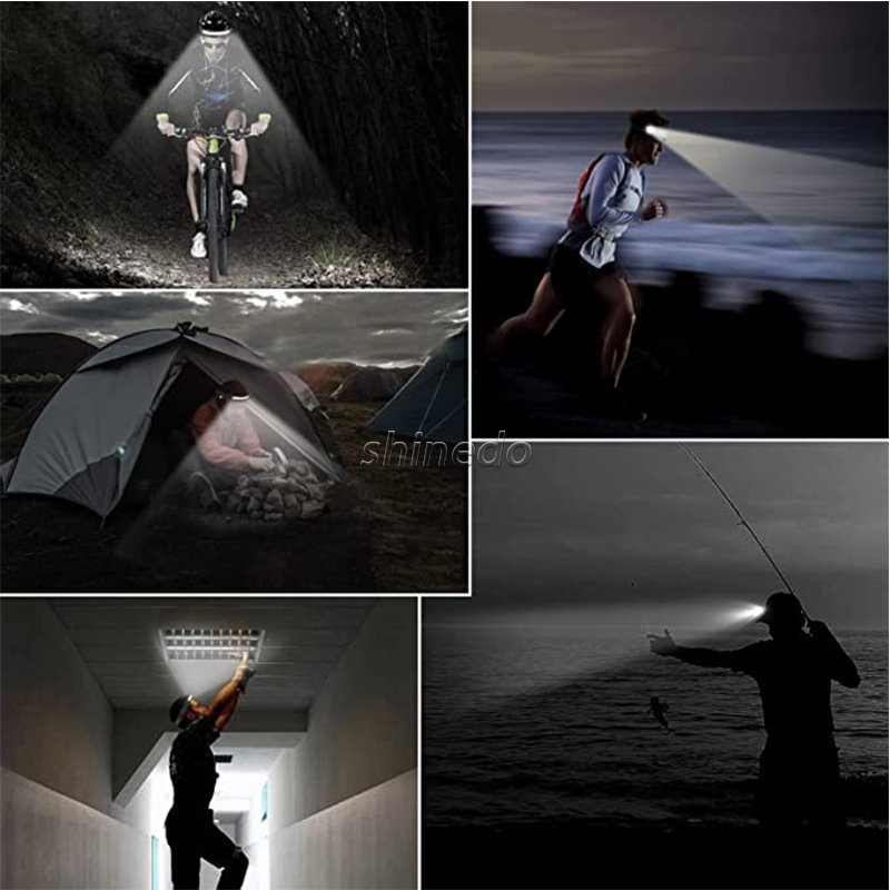 Highlight Waterproof LED Camping Flashlight Headlamp