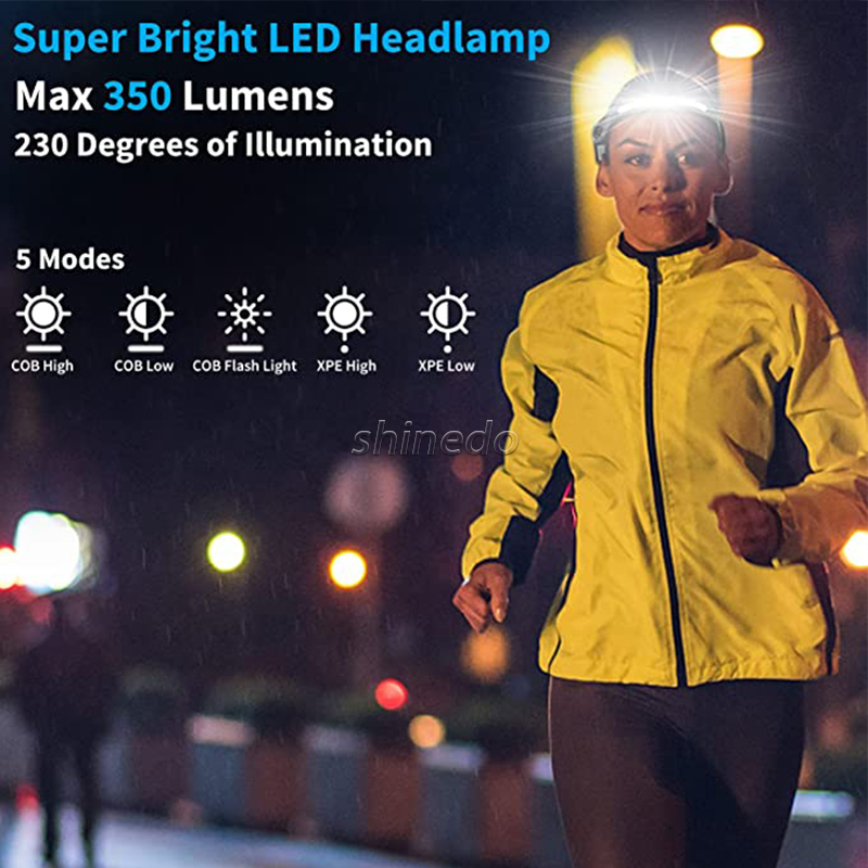 Adjustable Waterproof LED Camping Flashlight Headlamp SD-SL406