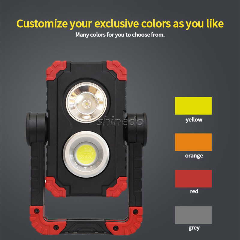 Shinedo 15W Waterproof 1000lm LED Worklight for Outdoor Camping