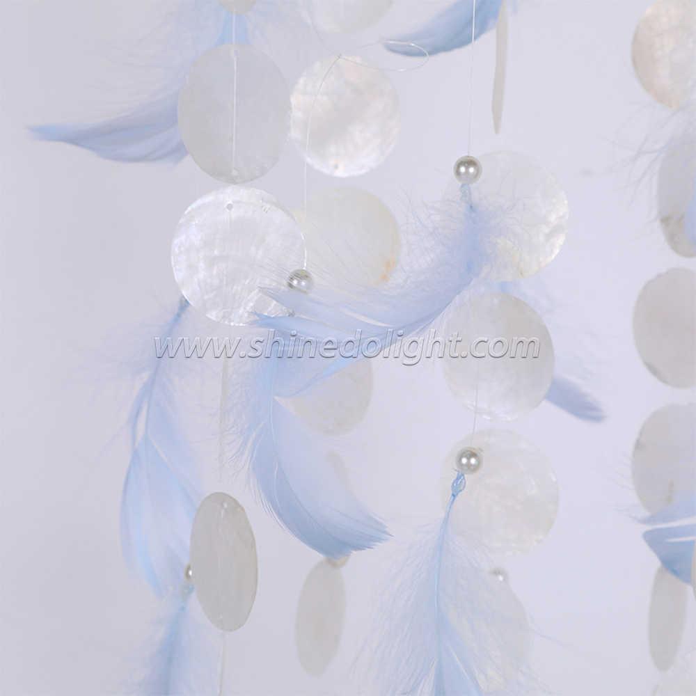 Natural Shell Dream Catcher Home Ornaments Innovative Gifts Wind Chimes Dreamcatcher Feathers Outdoor Wall Hangings Decoration