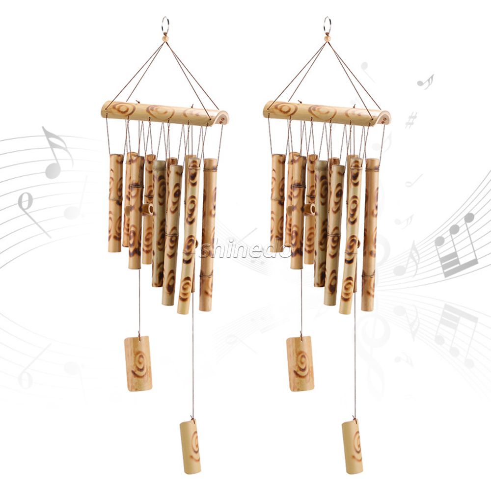 Amazon Hot Selling Wooden Wind Chimes Outdoor, Bamboo Wind Chimes with Amazing Deep Tone for Patio Garden Home Decor