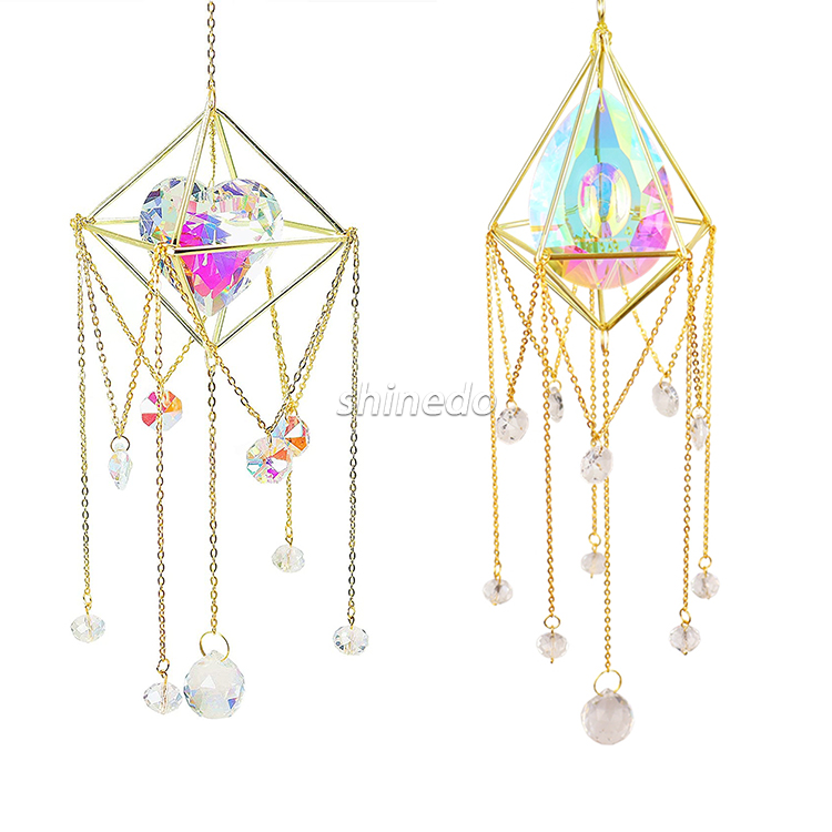 Sun Catcher crystal hanging wind chimes for indoor & outdoor decortion