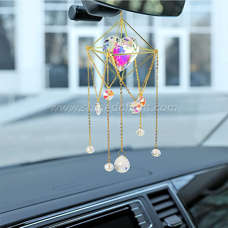 Sun Catcher crystal hanging wind chimes for indoor & outdoor decortion