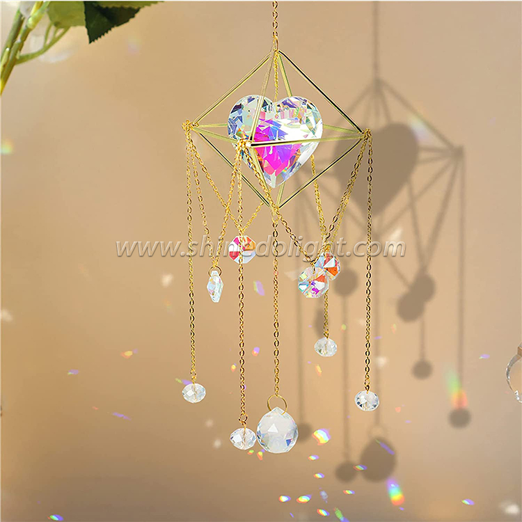 Sun Catcher crystal hanging wind chimes for indoor & outdoor decortion