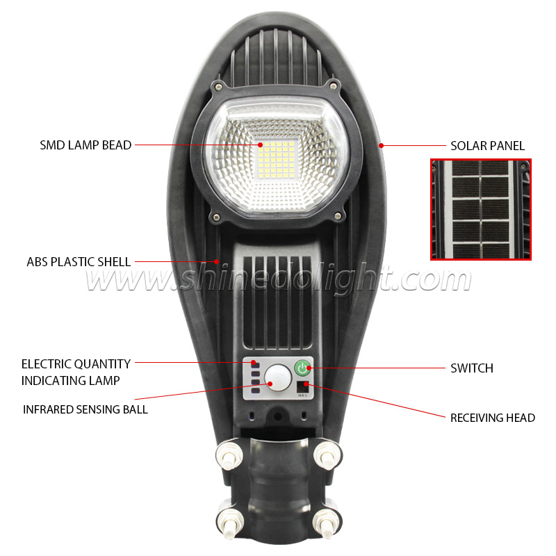 Solar Wall Light 20W 40W 60W Solar Street Light Outdoor Waterproof Motion Sensor Light with Remote Contrololar Sd-SSE188