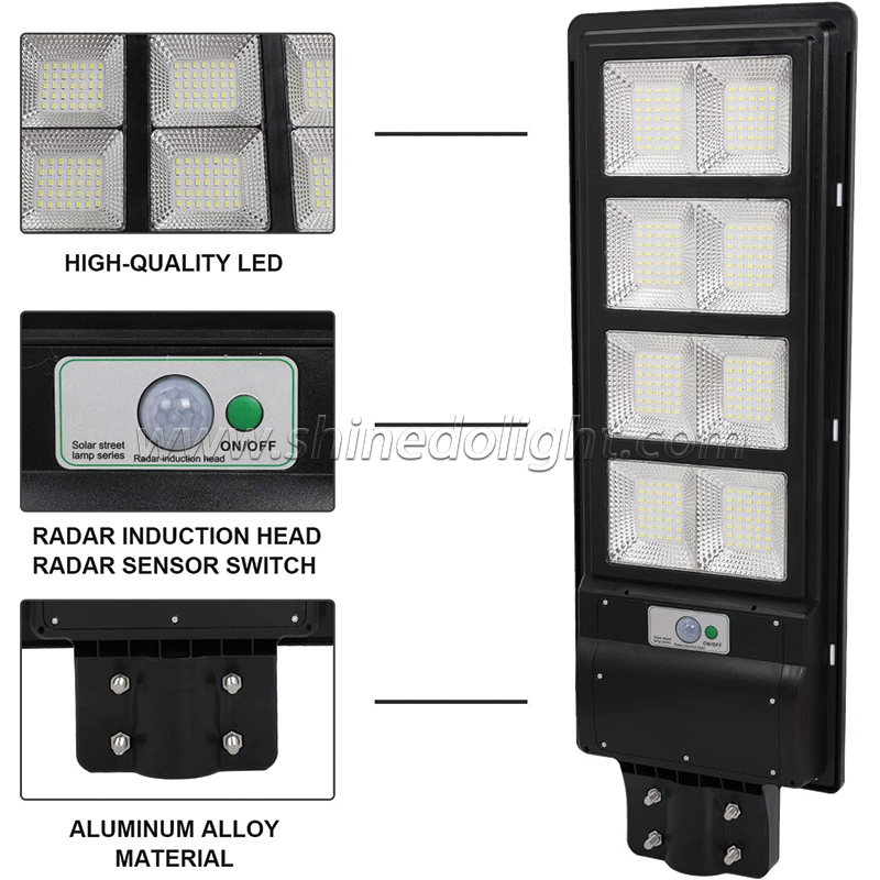 Street Light Solar Powered LED Beads Auto Radar Sensor Wall light SD-SSE191