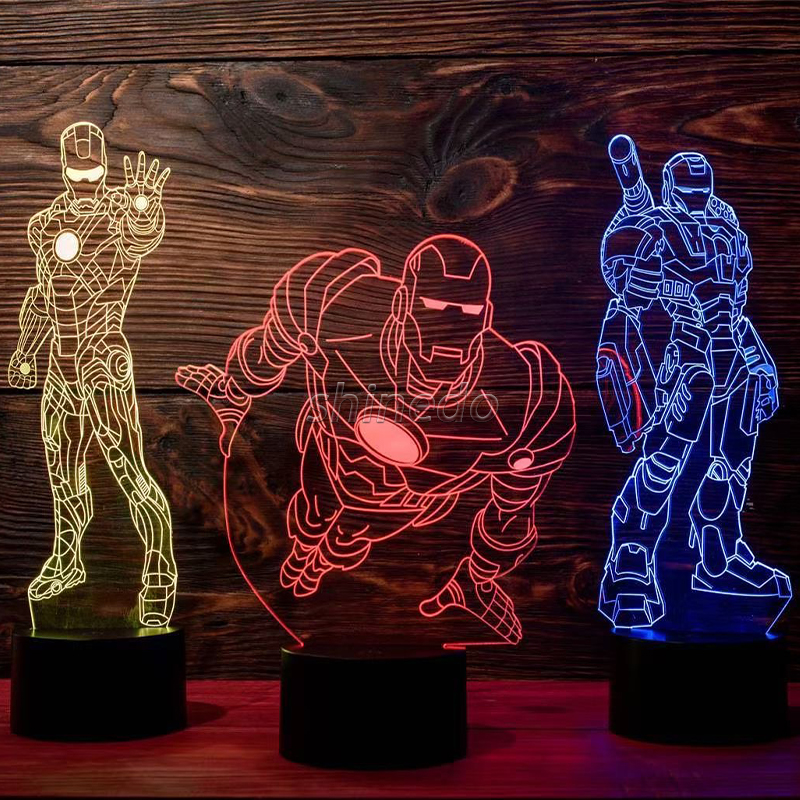 3D Led Night Light Acrylic 3D LED Touch Base with USB Cable SD-SR029