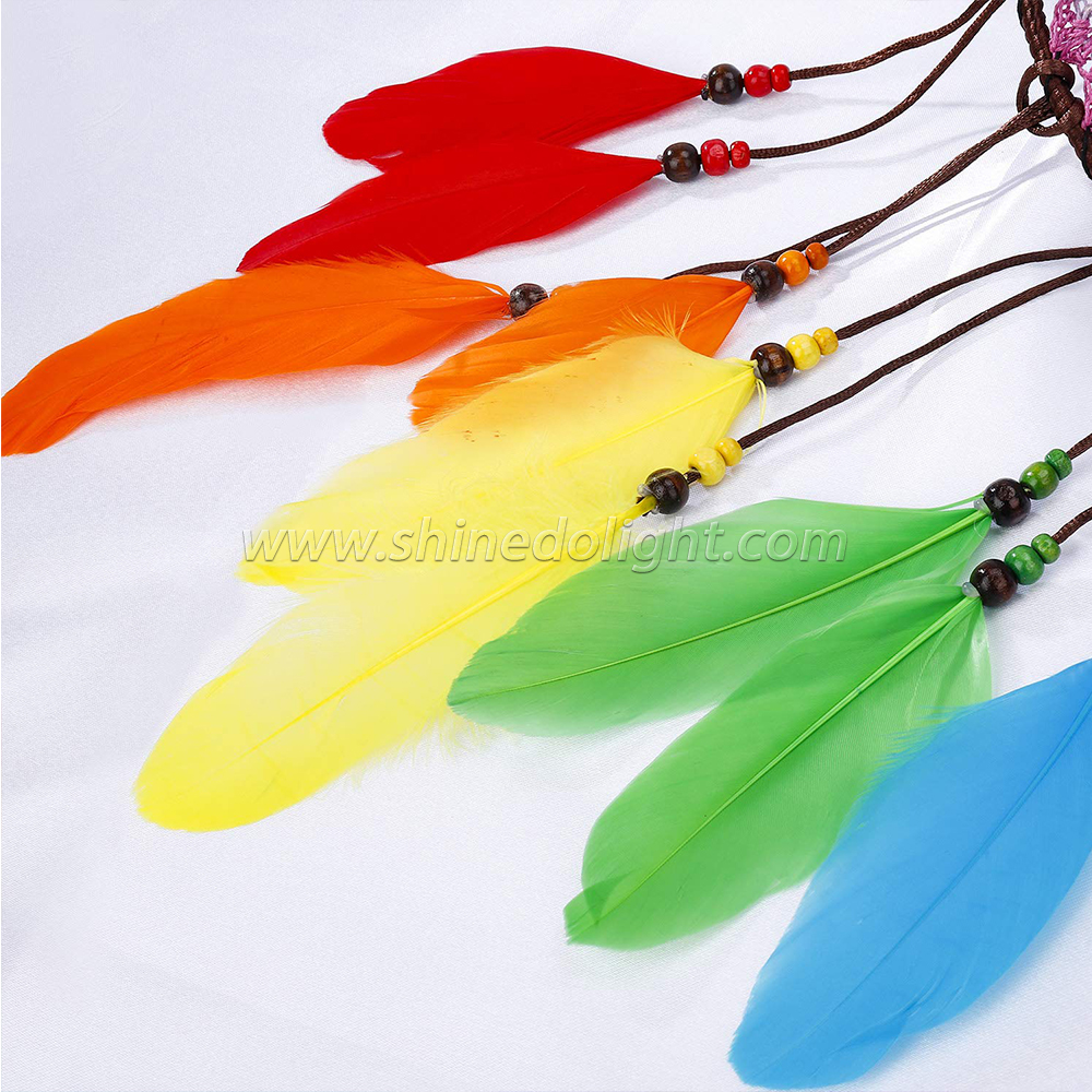 Handmade wall hanging colorful feather Dream Catcher decoration home decor Gift