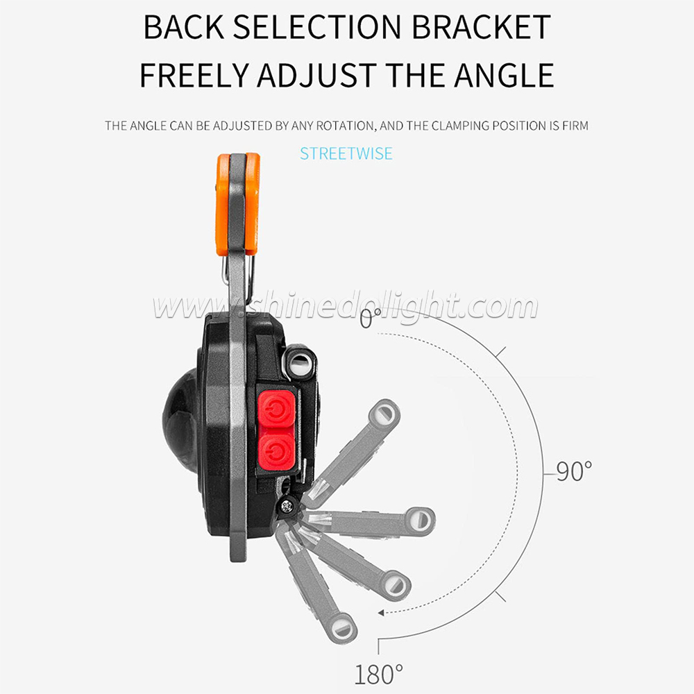 Mini LED Flashlight Work Light rechargeable Glare COB Keychain Light  Outdoor Camping Keychain Flashlights