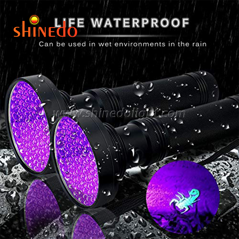 UV Flashlight Black Light, 100 LED 395 nM Ultraviolet Blacklight Detector for Dog Urine, Pet Stains and Bed Bug