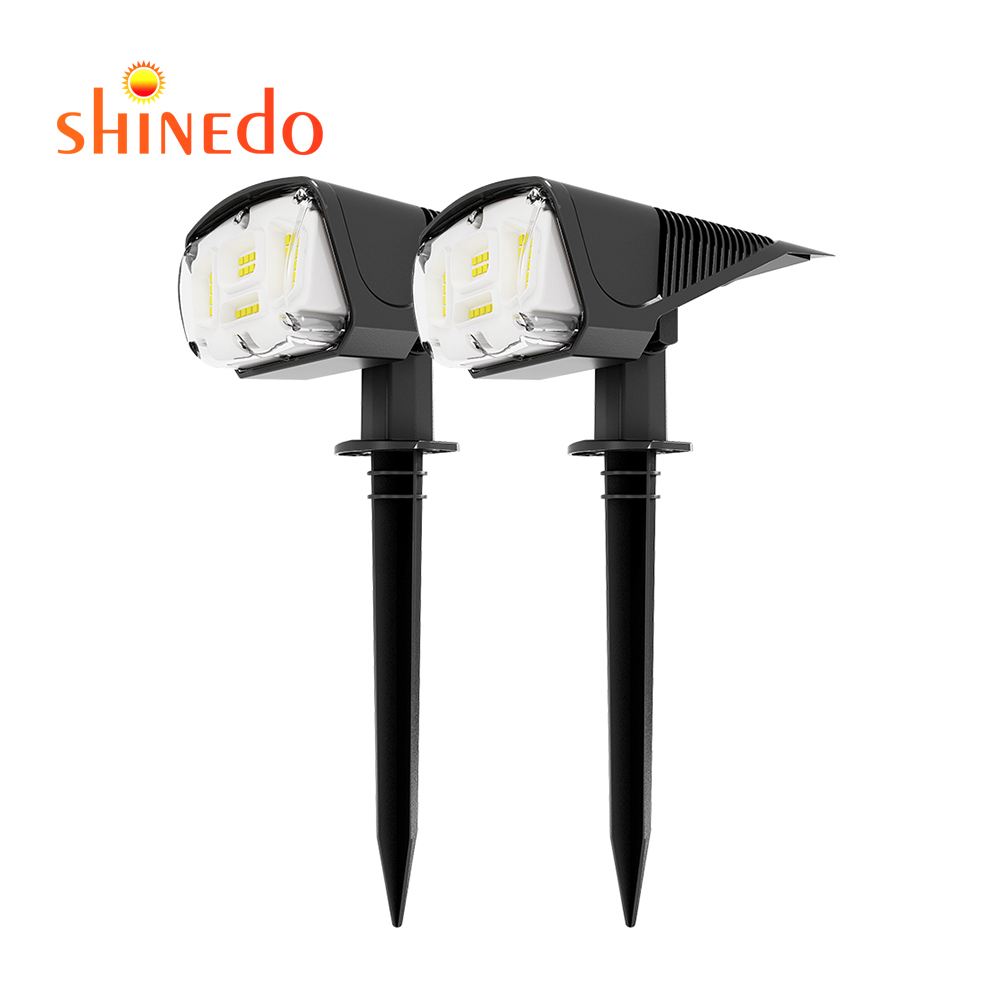 New Arrival Led Solar Light Outdoor Solar Power Spotlight Lawn Lamp Landscape Spot Lights