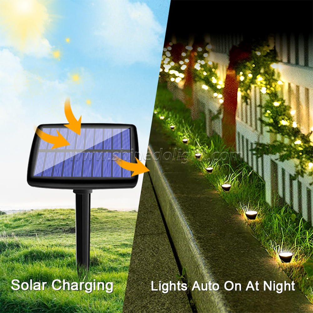 Hot sale outdoor waterproof solar garden light Sidewalk courtyard backyard lawn lighting Path way light