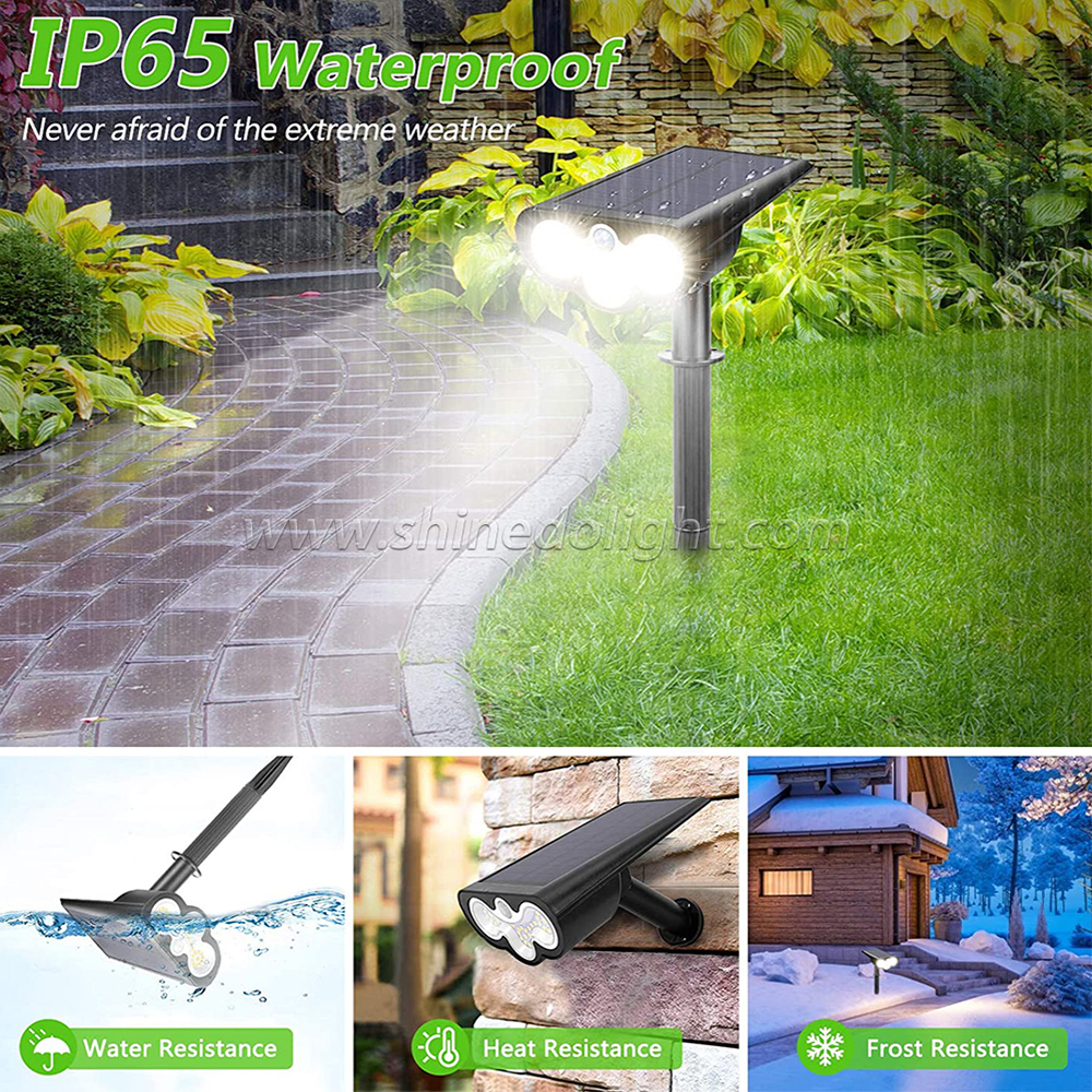 Adjustable Solar Spotlight Solar Garden Light IP65 Super Bright Landscape Wall Light Outdoor Light Solar Lamp